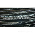 Textile Covered Single Wire Braid Hydraulic Hose